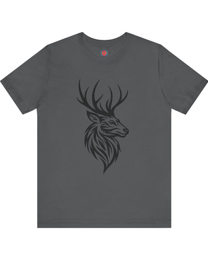 Majestic Stag Unisex Tee, Nature Lover Shirt, Animal Graphic Tee, Outdoor Apparel, Unique Gift for Wildlife Enthusiasts