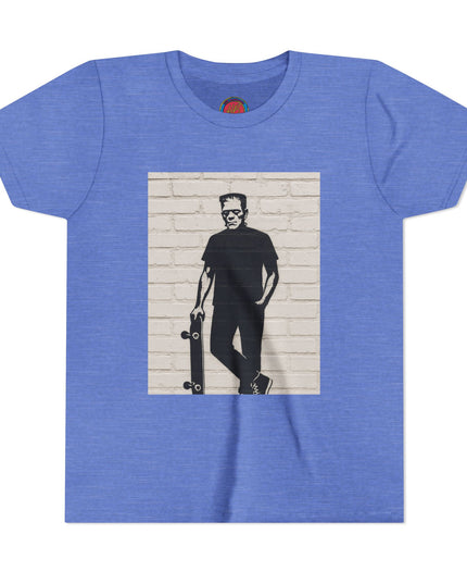Youth Skate Tee - Halloween Frankenstein Graphic T-Shirt