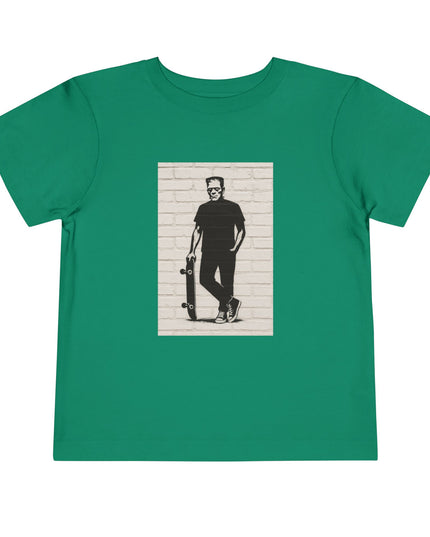 Stylish Toddler Short Sleeve Tee, Kids Skateboard Shirt, Toddler Summer Top, Boy's Graphic Tee, Trendy Child's Apparel