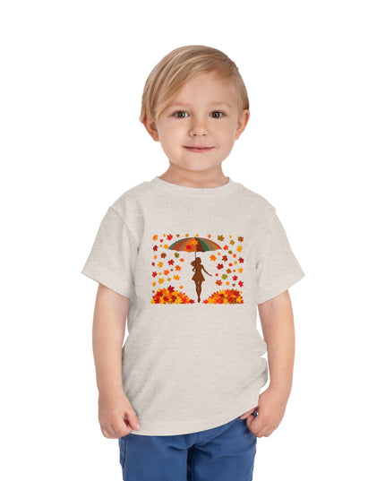 Autumn Toddler Tee, Cute Fall Shirt, Kids Short Sleeve, Seasonal Apparel, Perfect for Halloween or Thanksgiving