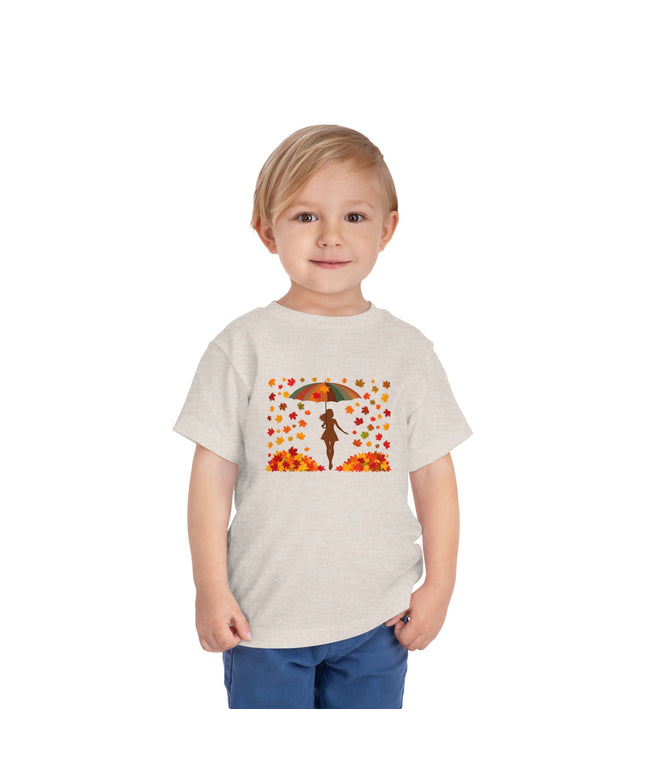 Autumn Toddler Tee, Cute Fall Shirt, Kids Short Sleeve, Seasonal Apparel, Perfect for Halloween or Thanksgiving