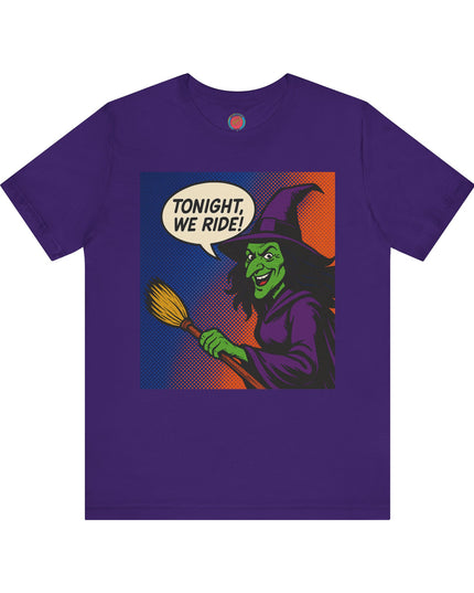 Halloween Witch Graphic Tee, Fun T-Shirt for Fall, Cozy Halloween Apparel, Unique Witch Shirt, Spooky Season Clothing