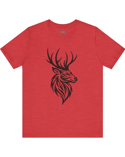 Majestic Stag Unisex Tee, Nature Lover Shirt, Animal Graphic Tee, Outdoor Apparel, Unique Gift for Wildlife Enthusiasts
