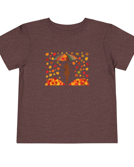 Autumn Toddler Tee, Cute Fall Shirt, Kids Short Sleeve, Seasonal Apparel, Perfect for Halloween or Thanksgiving