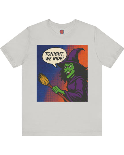 Halloween Witch Graphic Tee, Fun T-Shirt for Fall, Cozy Halloween Apparel, Unique Witch Shirt, Spooky Season Clothing