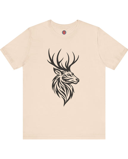 Majestic Stag Unisex Tee, Nature Lover Shirt, Animal Graphic Tee, Outdoor Apparel, Unique Gift for Wildlife Enthusiasts