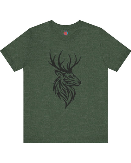 Majestic Stag Unisex Tee, Nature Lover Shirt, Animal Graphic Tee, Outdoor Apparel, Unique Gift for Wildlife Enthusiasts