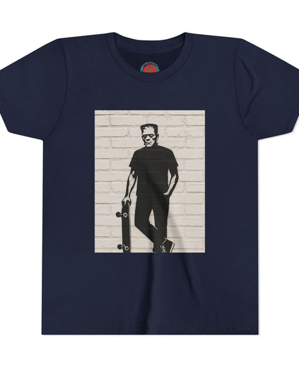 Youth Skate Tee - Halloween Frankenstein Graphic T-Shirt