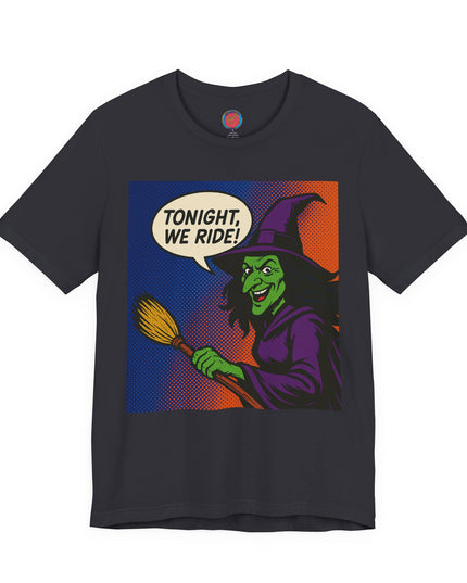 Halloween Witch Graphic Tee, Fun T-Shirt for Fall, Cozy Halloween Apparel, Unique Witch Shirt, Spooky Season Clothing