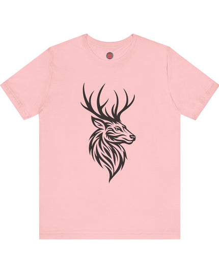 Majestic Stag Unisex Tee, Nature Lover Shirt, Animal Graphic Tee, Outdoor Apparel, Unique Gift for Wildlife Enthusiasts