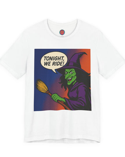 Halloween Witch Graphic Tee, Fun T-Shirt for Fall, Cozy Halloween Apparel, Unique Witch Shirt, Spooky Season Clothing