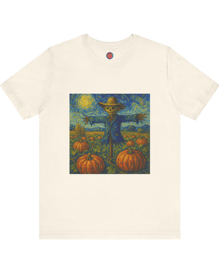 Fall Harvest Scarecrow Tee | Unisex Short Sleeve Shirt, Autumn Vibes, Halloween Costume, Farmhouse Decor, Gift Idea