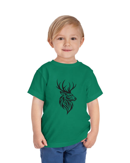Stylish Toddler Tee with Majestic Deer Design, Kid's Short Sleeve Shirt, Gift for Nature Lovers, Animal-Themed Child's Apparel, [...]