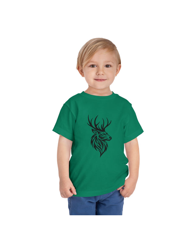 Stylish Toddler Tee with Majestic Deer Design, Kid's Short Sleeve Shirt, Gift for Nature Lovers, Animal-Themed Child's Apparel, [...]
