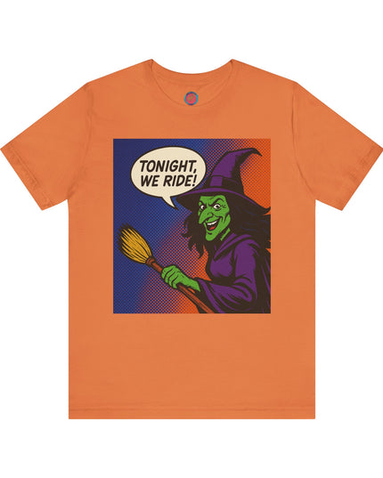 Halloween Witch Graphic Tee, Fun T-Shirt for Fall, Cozy Halloween Apparel, Unique Witch Shirt, Spooky Season Clothing