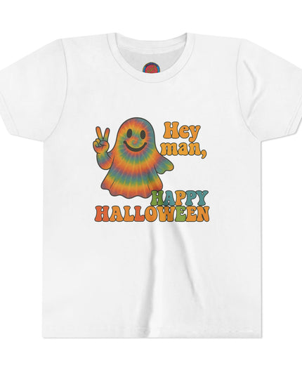 Groovy Halloween Youth Tee, Kids Halloween Shirt, Youth Short Sleeve, Cute Ghost T-Shirt, Childrens Party Outfit, Trendy Fall Apparel