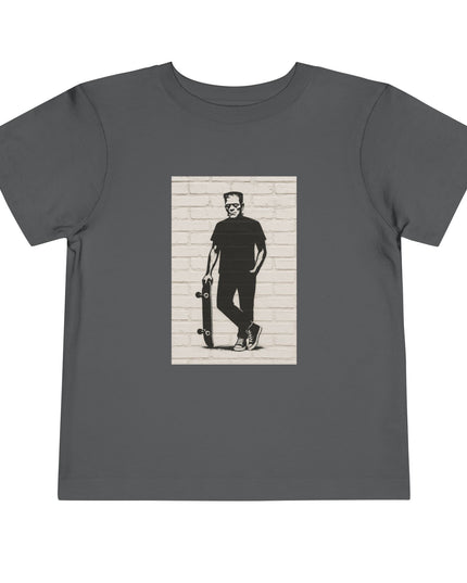 Stylish Toddler Short Sleeve Tee, Kids Skateboard Shirt, Toddler Summer Top, Boy's Graphic Tee, Trendy Child's Apparel