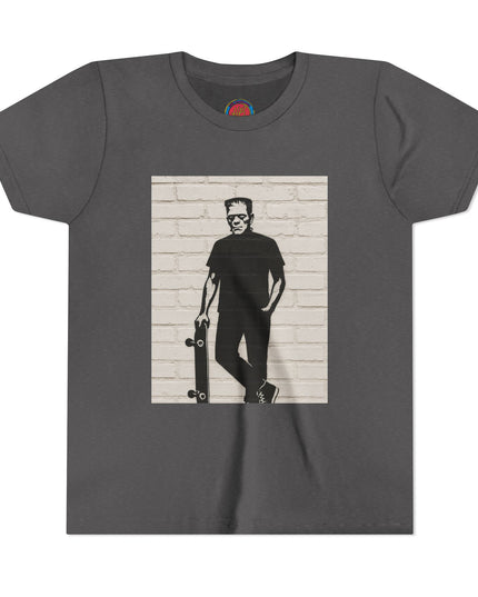 Youth Skate Tee - Halloween Frankenstein Graphic T-Shirt
