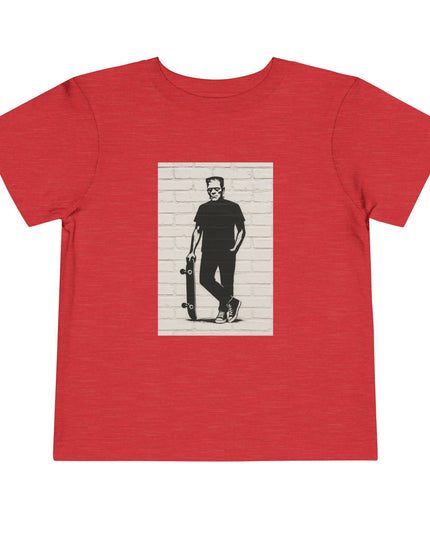 Stylish Toddler Short Sleeve Tee, Kids Skateboard Shirt, Toddler Summer Top, Boy's Graphic Tee, Trendy Child's Apparel