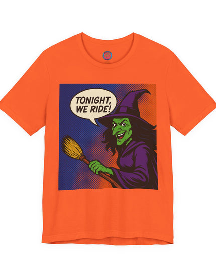 Halloween Witch Graphic Tee, Fun T-Shirt for Fall, Cozy Halloween Apparel, Unique Witch Shirt, Spooky Season Clothing