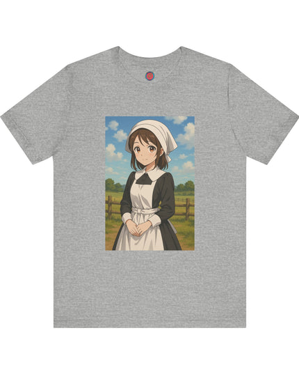 Anime-Inspired Unisex Jersey Tee, Vintage Style Shirt, Graphic Tee for Fans, Casual Wear, Gift for Anime Lovers