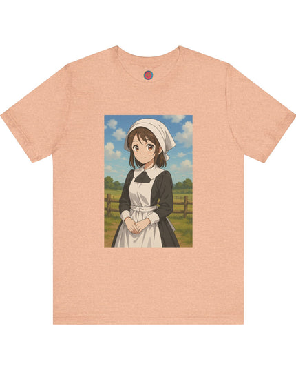 Anime-Inspired Unisex Jersey Tee, Vintage Style Shirt, Graphic Tee for Fans, Casual Wear, Gift for Anime Lovers