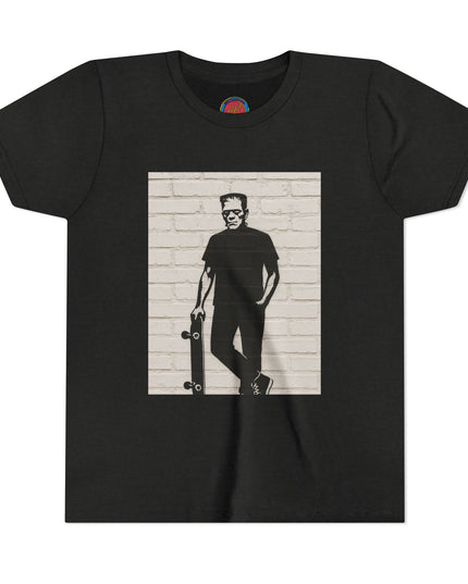 Youth Skate Tee - Halloween Frankenstein Graphic T-Shirt