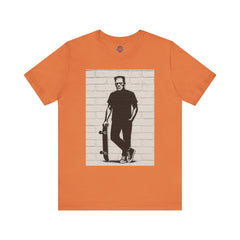 Skateboarder Graphic Tee - Trendy Unisex Jersey Short Sleeve Tee, Perfect for Casual Outfits, Gifts for Skate Lovers, Streetwear [...]