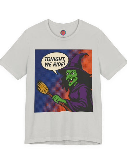Halloween Witch Graphic Tee, Fun T-Shirt for Fall, Cozy Halloween Apparel, Unique Witch Shirt, Spooky Season Clothing