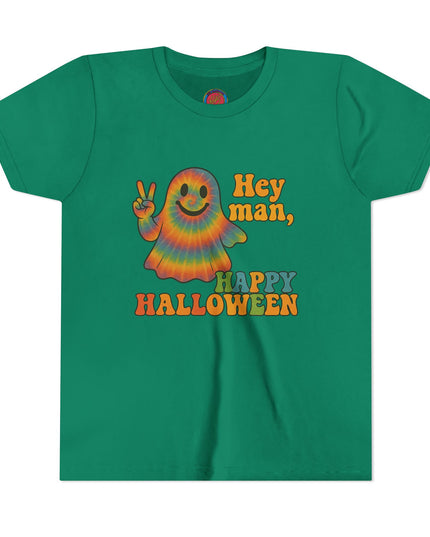 Groovy Halloween Youth Tee, Kids Halloween Shirt, Youth Short Sleeve, Cute Ghost T-Shirt, Childrens Party Outfit, Trendy Fall Apparel
