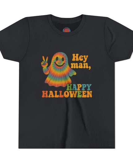 Groovy Halloween Youth Tee, Kids Halloween Shirt, Youth Short Sleeve, Cute Ghost T-Shirt, Childrens Party Outfit, Trendy Fall Apparel