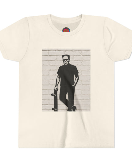 Youth Skate Tee - Halloween Frankenstein Graphic T-Shirt