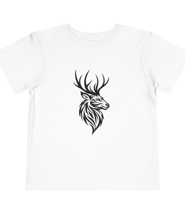 Stylish Toddler Tee with Majestic Deer Design, Kid's Short Sleeve Shirt, Gift for Nature Lovers, Animal-Themed Child's Apparel, [...]