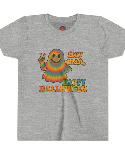 Groovy Halloween Youth Tee, Kids Halloween Shirt, Youth Short Sleeve, Cute Ghost T-Shirt, Childrens Party Outfit, Trendy Fall Apparel