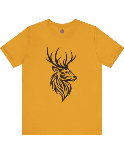 Majestic Stag Unisex Tee, Nature Lover Shirt, Animal Graphic Tee, Outdoor Apparel, Unique Gift for Wildlife Enthusiasts