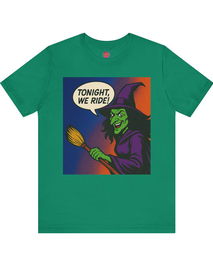 Halloween Witch Graphic Tee, Fun T-Shirt for Fall, Cozy Halloween Apparel, Unique Witch Shirt, Spooky Season Clothing