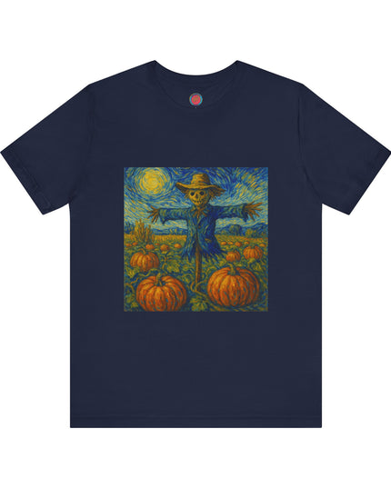 Fall Harvest Scarecrow Tee | Unisex Short Sleeve Shirt, Autumn Vibes, Halloween Costume, Farmhouse Decor, Gift Idea