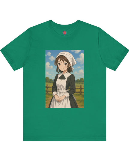 Anime-Inspired Unisex Jersey Tee, Vintage Style Shirt, Graphic Tee for Fans, Casual Wear, Gift for Anime Lovers