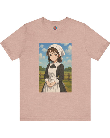 Anime-Inspired Unisex Jersey Tee, Vintage Style Shirt, Graphic Tee for Fans, Casual Wear, Gift for Anime Lovers