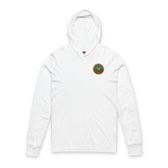 North Pole Reindeer Hoodie - Unisex Long Sleeve Tee for Christmas Celebrations, Cozy Gift for Holidays, Winter Parties, and Everyday Wear