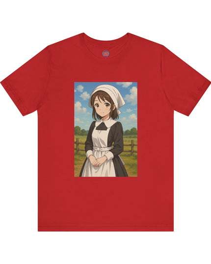 Anime-Inspired Unisex Jersey Tee, Vintage Style Shirt, Graphic Tee for Fans, Casual Wear, Gift for Anime Lovers