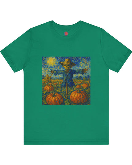 Fall Harvest Scarecrow Tee | Unisex Short Sleeve Shirt, Autumn Vibes, Halloween Costume, Farmhouse Decor, Gift Idea