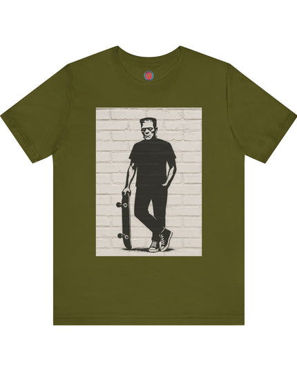 Skateboarder Graphic Tee - Trendy Unisex Jersey Short Sleeve Tee, Perfect for Casual Outfits, Gifts for Skate Lovers, Streetwear [...]