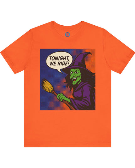 Halloween Witch Graphic Tee, Fun T-Shirt for Fall, Cozy Halloween Apparel, Unique Witch Shirt, Spooky Season Clothing