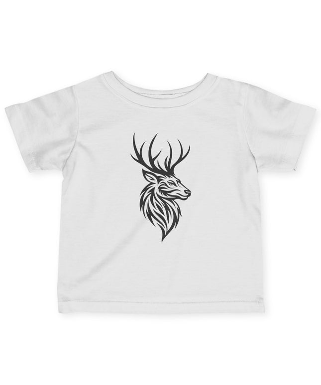Baby Deer Graphic Tee, Cute Infant Shirt, Woodland Animal Baby T-Shirt, Forest Theme Apparel for Kids, Perfect Gift for Baby Showers