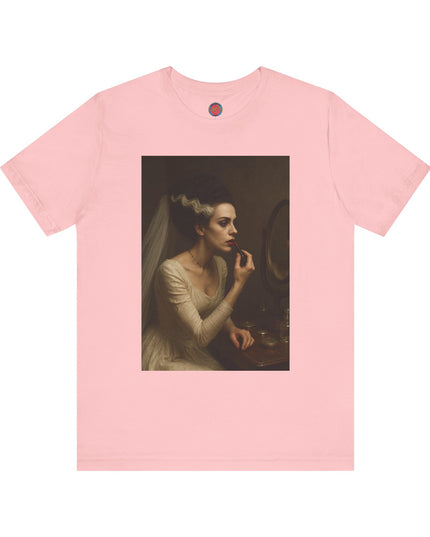 Artistic Portrait Tee, Vintage Art T-Shirt, Aesthetic Short Sleeve Top, Unique Graphic Tee, Gallery-Inspired Fashion