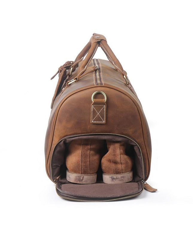 The Dagny Weekender | Large Leather Duffle Bag