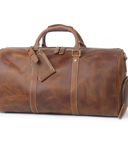 The Dagny Weekender | Large Leather Duffle Bag