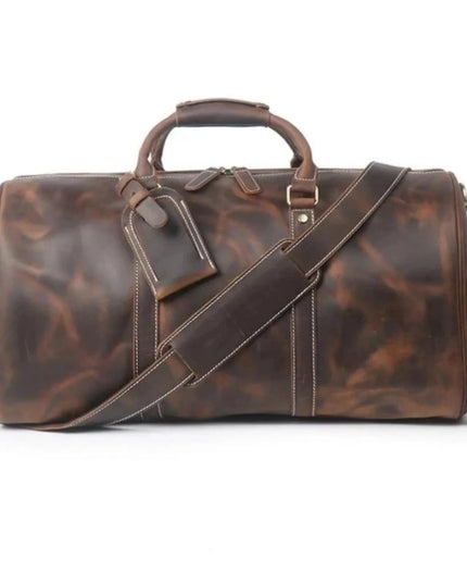 The Dagny Weekender | Large Leather Duffle Bag