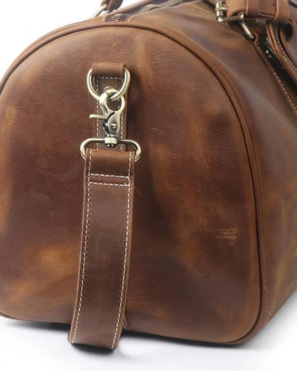 The Dagny Weekender | Large Leather Duffle Bag